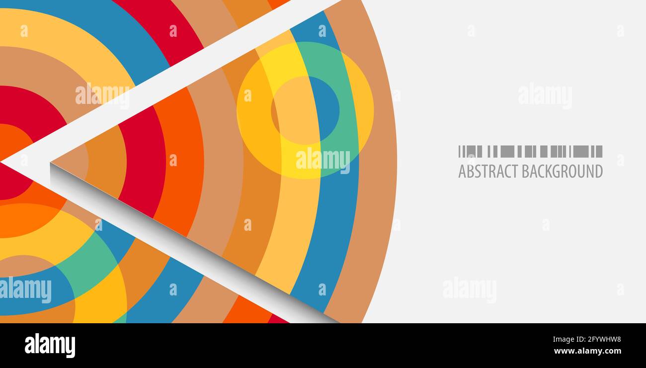 Abstract colorful background template with blended strips Stock Vector