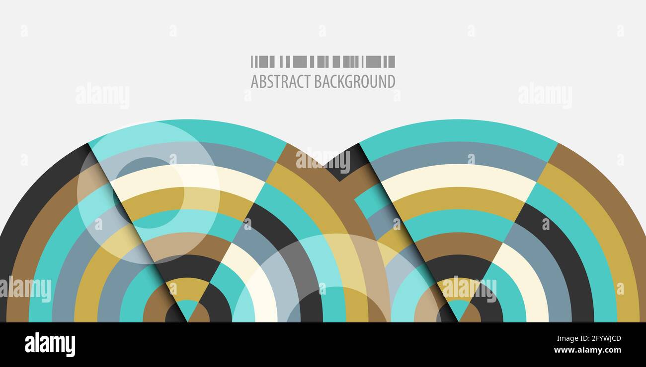Abstract colorful background template with blended strips Stock Vector