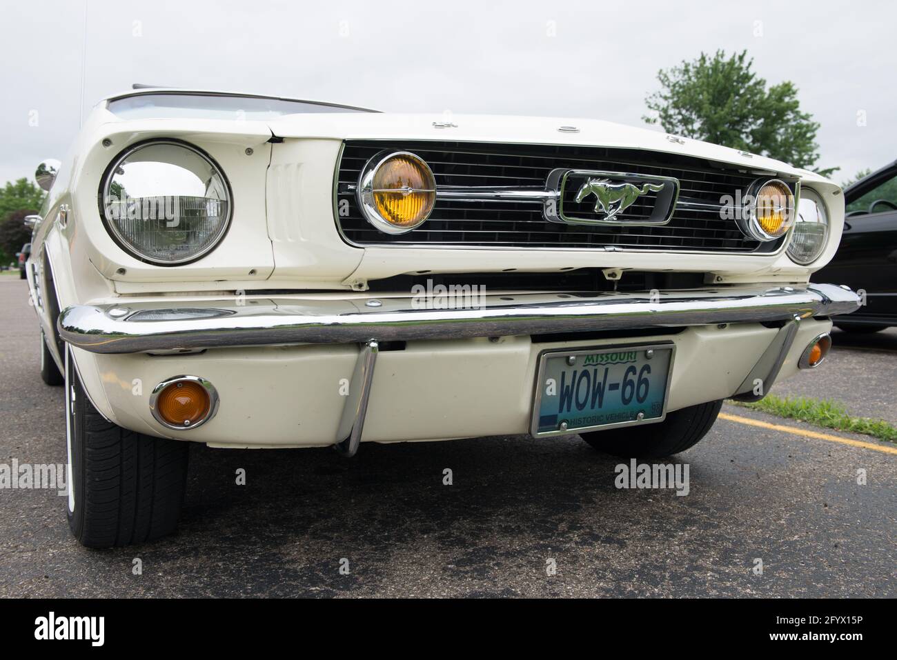 WOW 1966 Ford Mustang Stock Photo