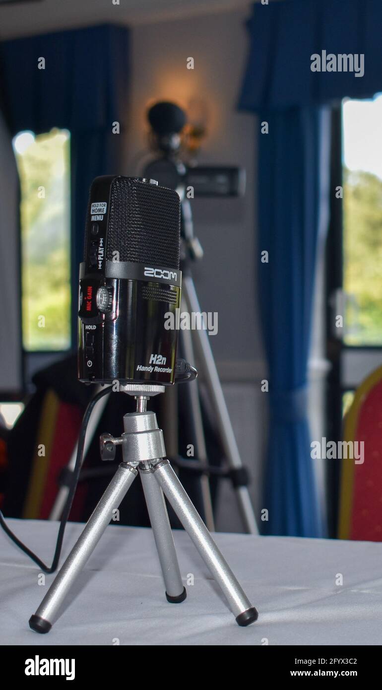 Cameras ready to record Stock Photo