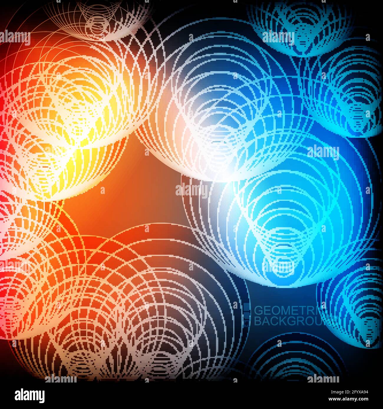 Modern colorful abstract geometry background Stock Vector