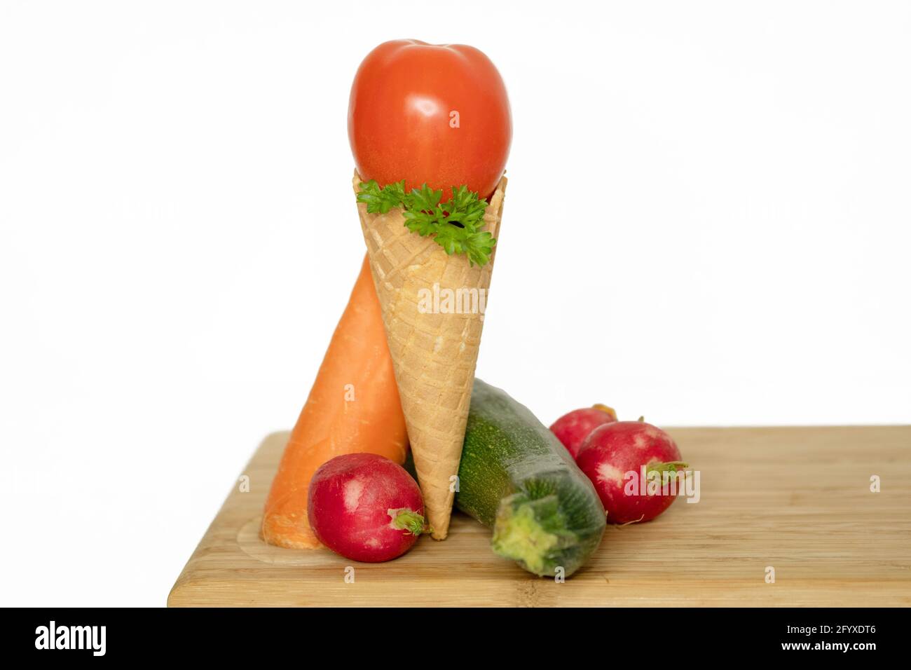 Healthy ice cream with vegetables Stock Photo Alamy