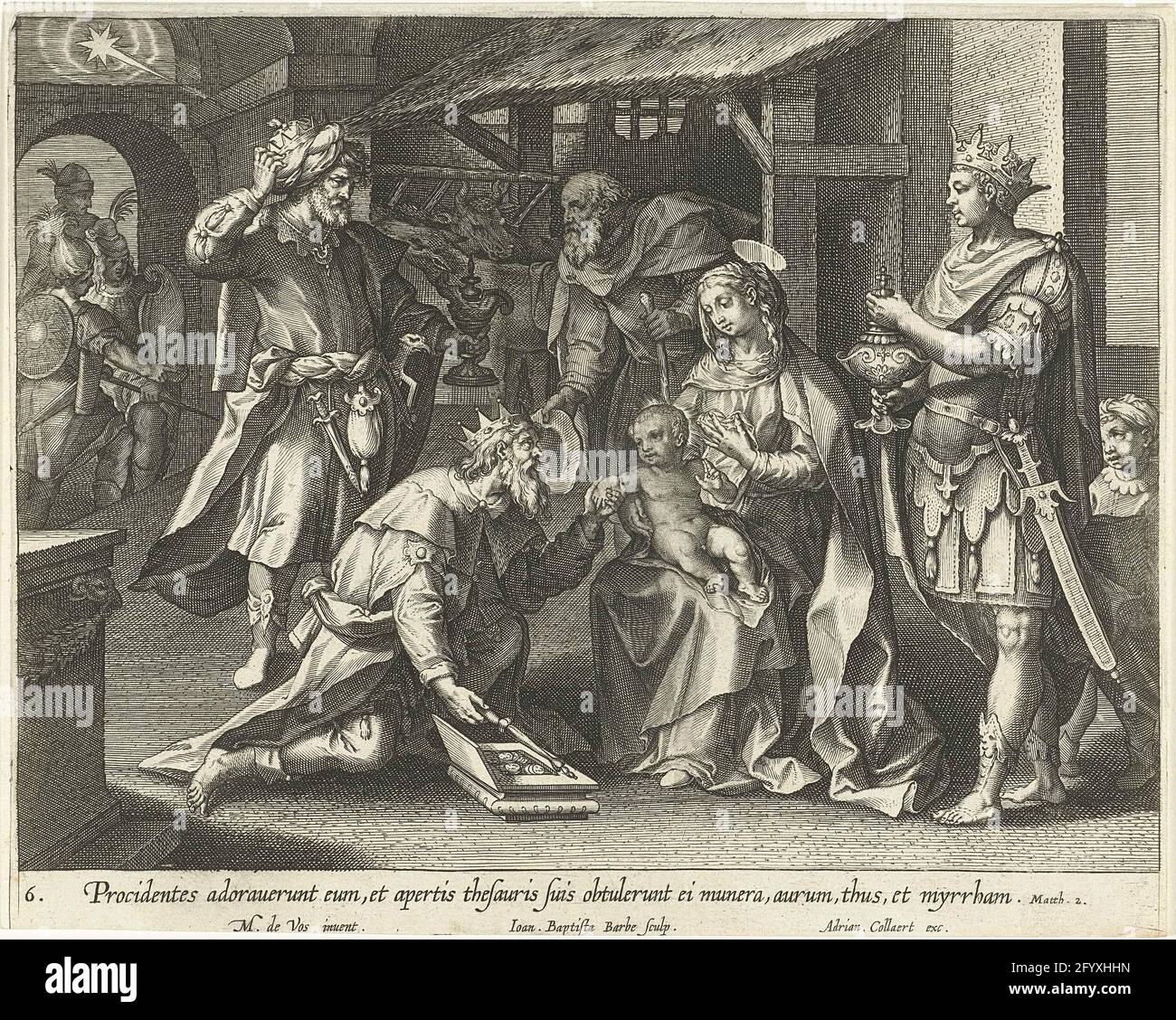 Worship by the sages; Vita, Passio et Resvrrectio IESV Christi; Life