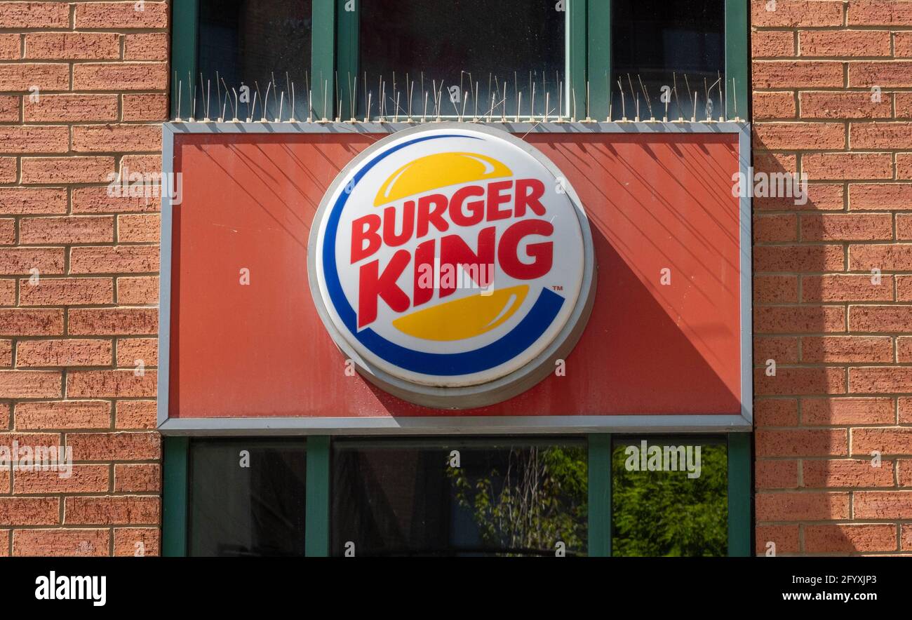 Burger King in Liverpool Stock Photo Alamy