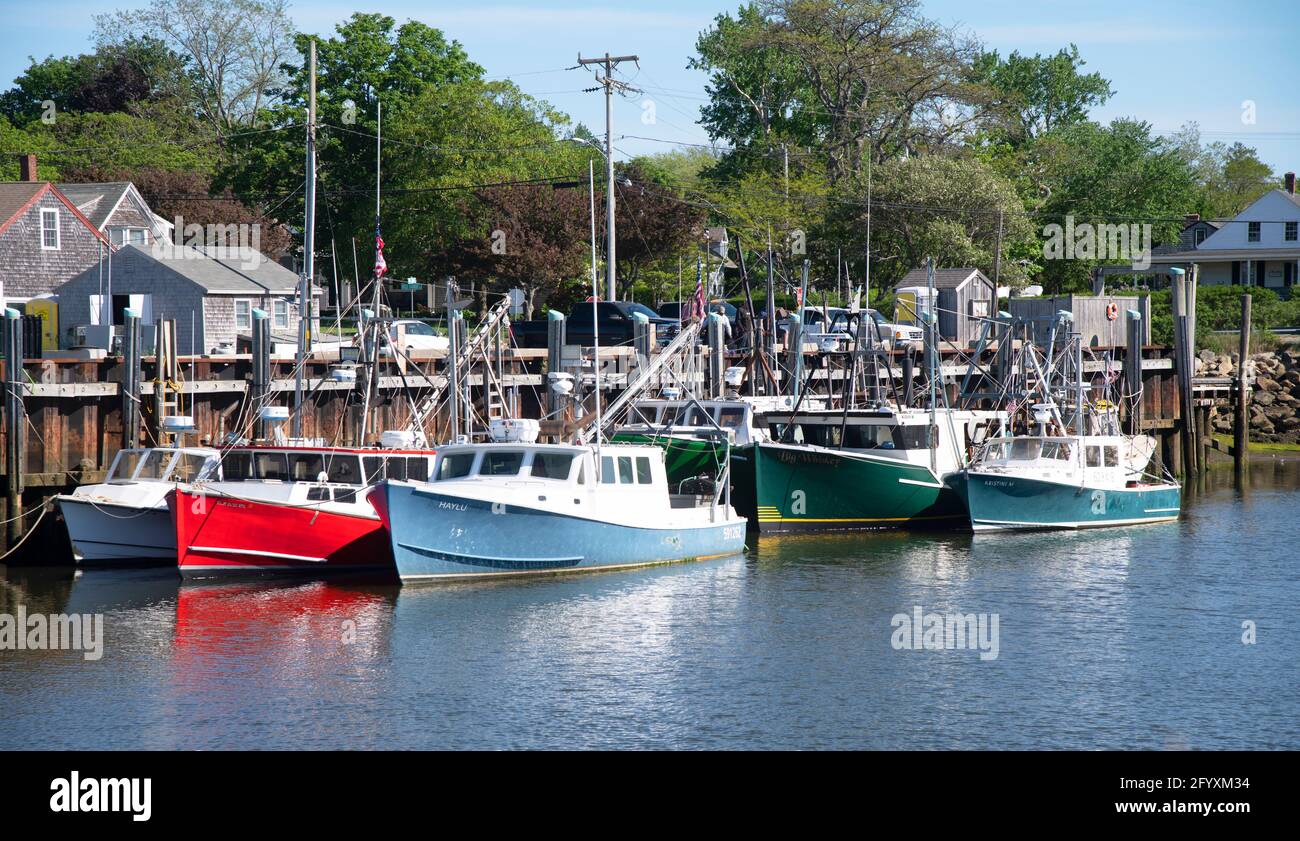 Rock Harbor, Orleans, Massachusetts, USA on a spring day Stock Photo