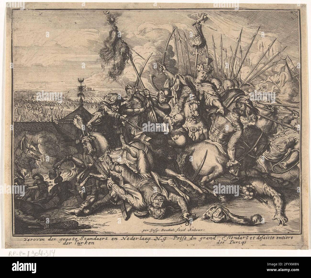 Defeat of the Ottoman army during the Siege of Vienna; Short radiance, and the AenWysinghe der