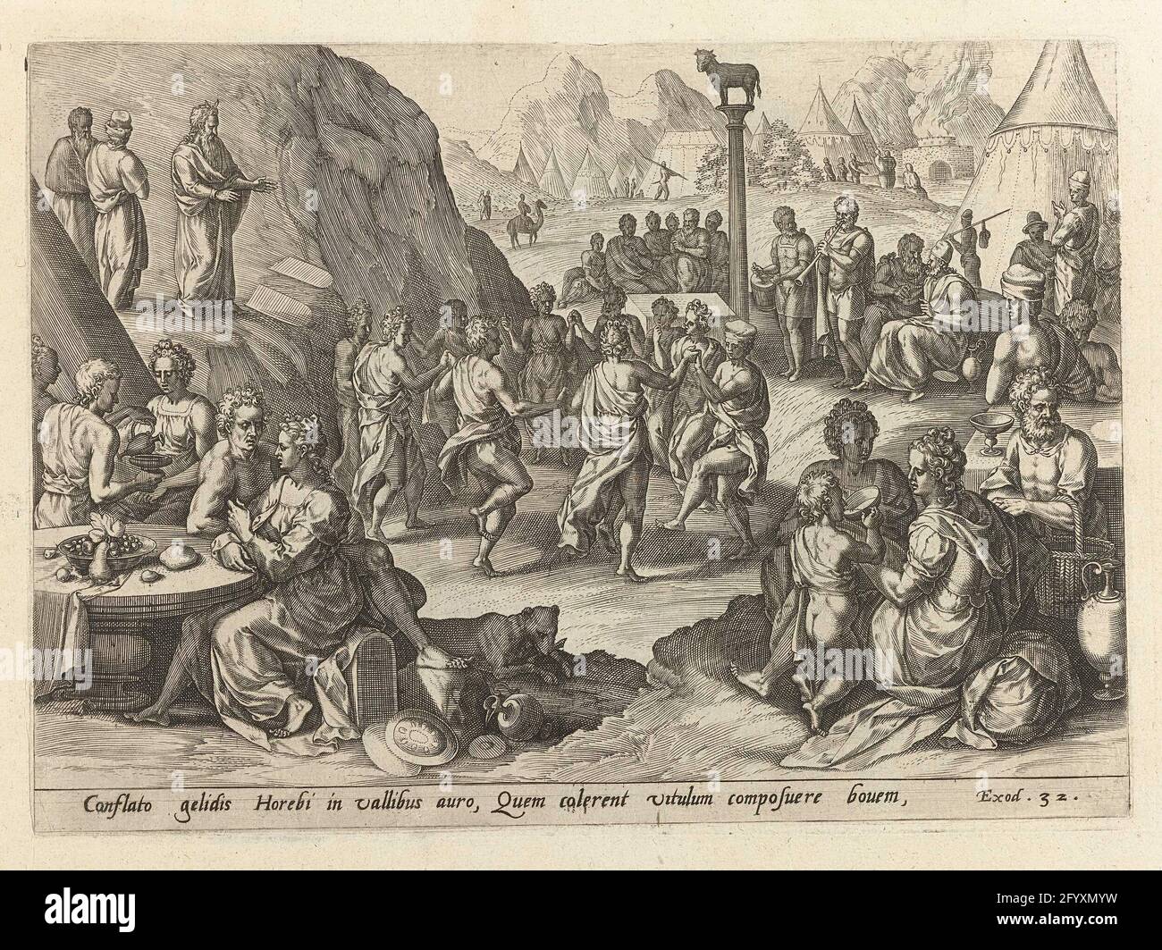 Dance around the golden calf; History of Moses after the Exodus