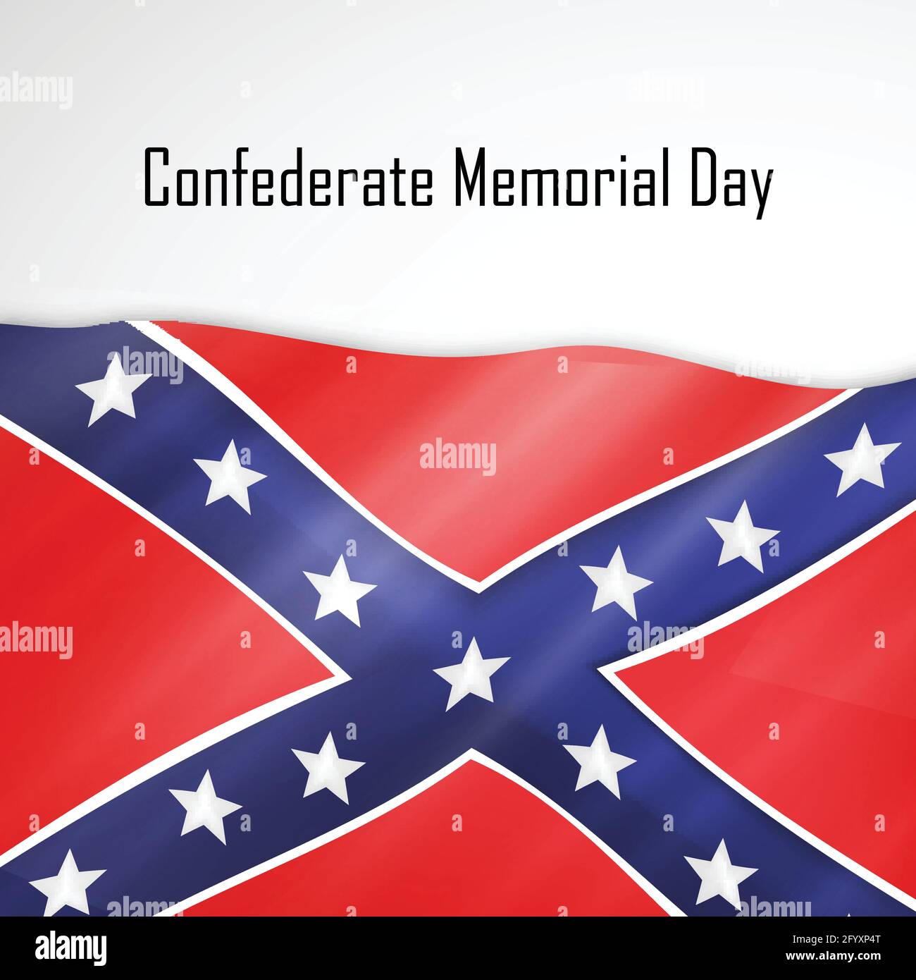 Confederate Memorial Day Stock Vector Image & Art - Alamy