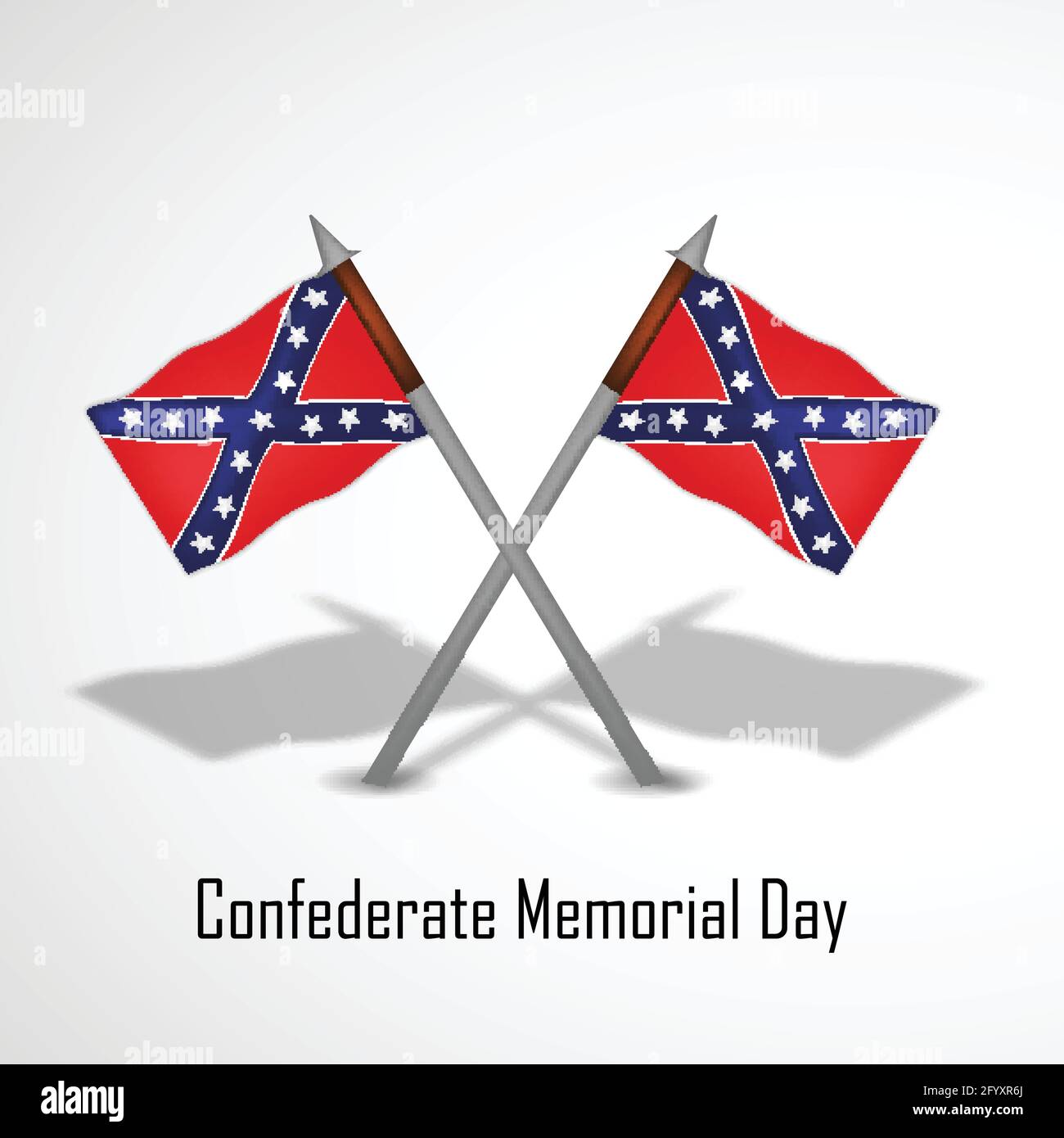 Confederate Memorial Day Stock Vector Image & Art Alamy