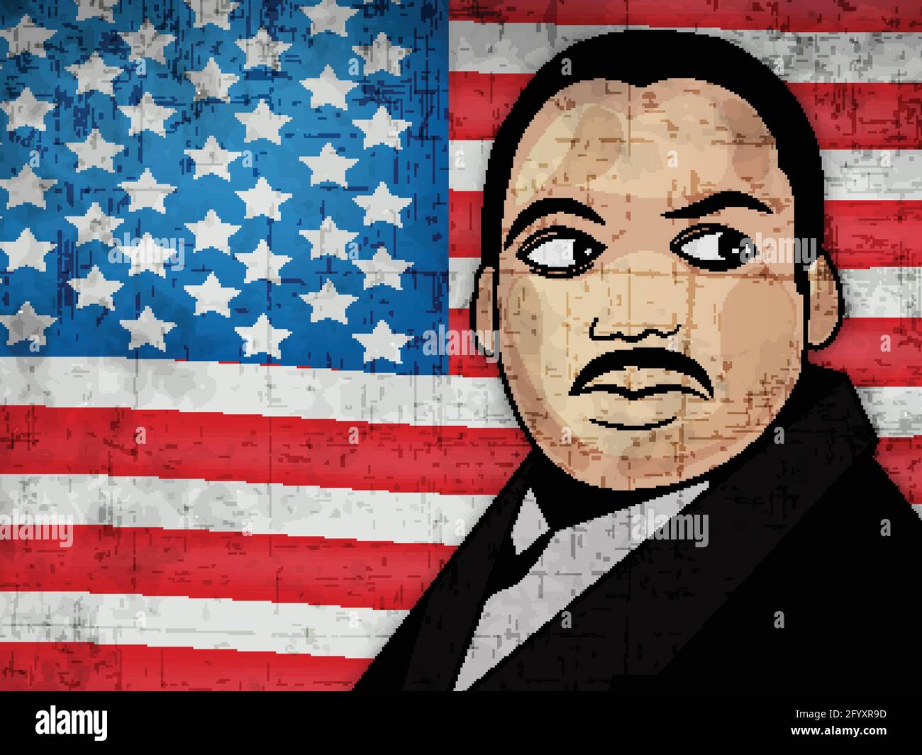 Martin Luther King Day Stock Vector