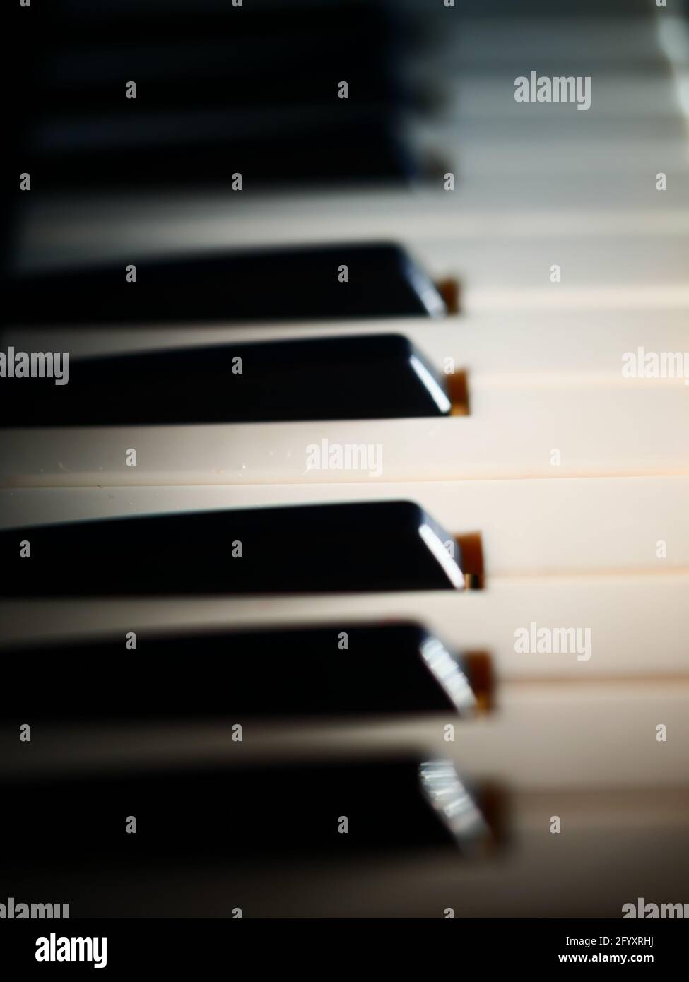 A dramatic shot of the piano keys - perfect for wallpapers Stock Photo -  Alamy