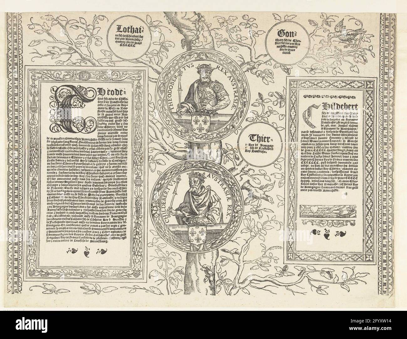 Family tree of the Habsburg house, leaf five; Family tree of the Habsburg House. One sheet of