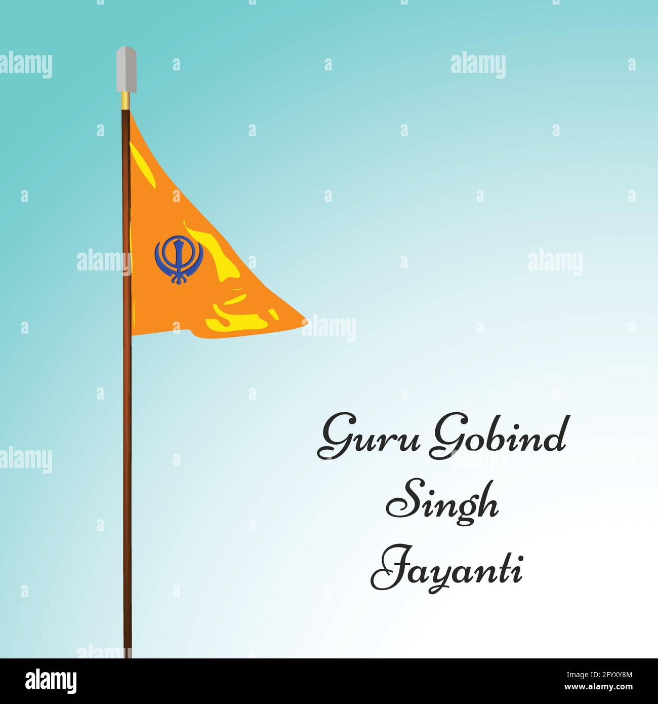 Guru Gobind Singh Jayanti Stock Vector Image & Art - Alamy
