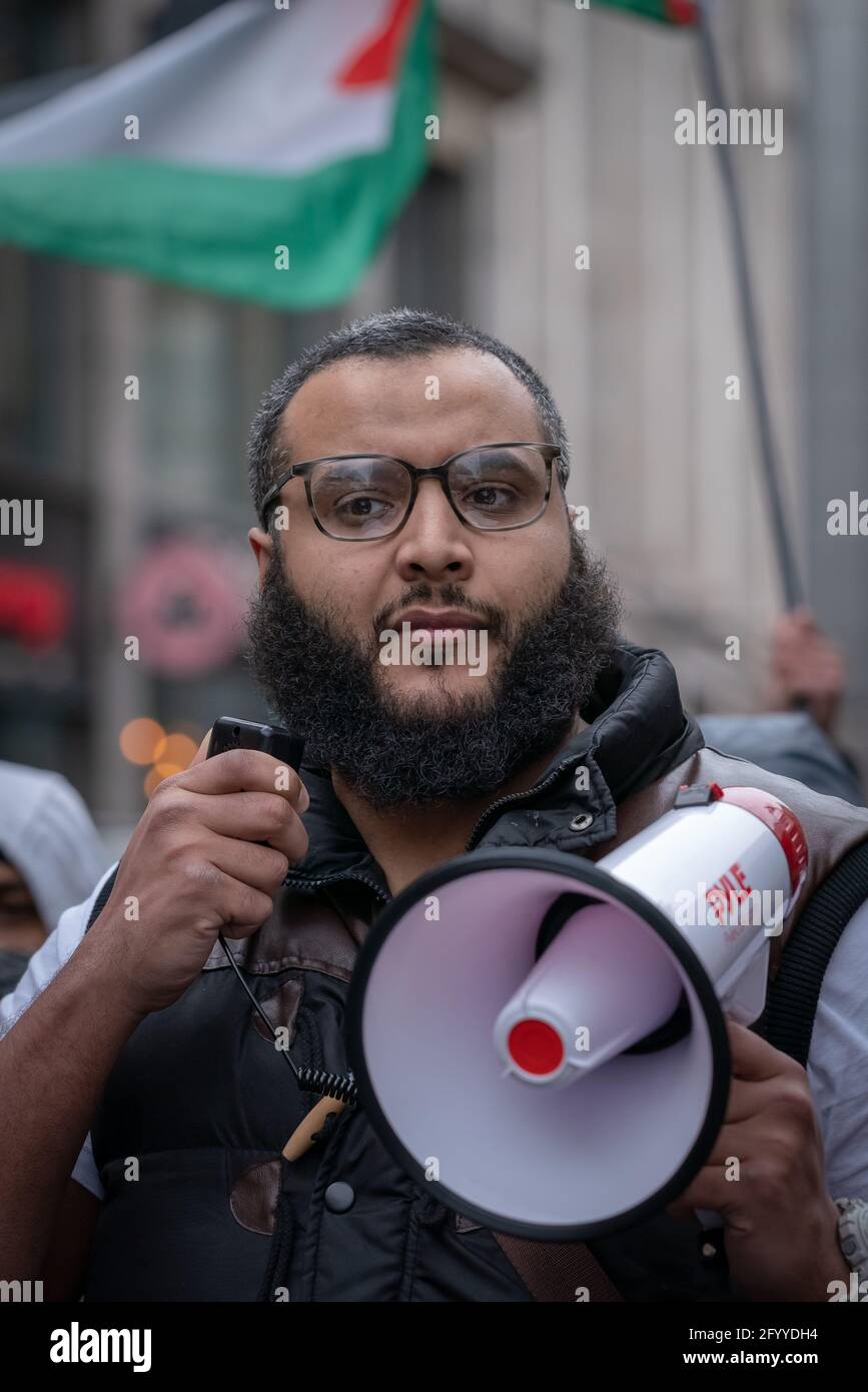 Mohammed Hegab (also known as Mohammed Hijab) speaks at a Pro