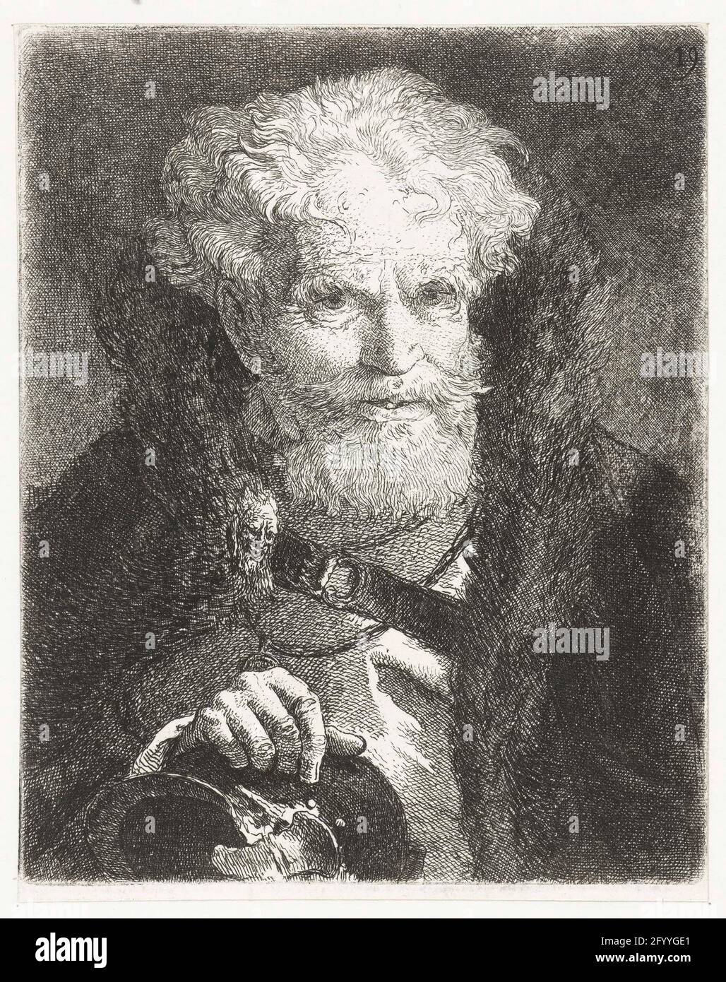 The old man in the fur cloak hi-res stock photography and images - Alamy