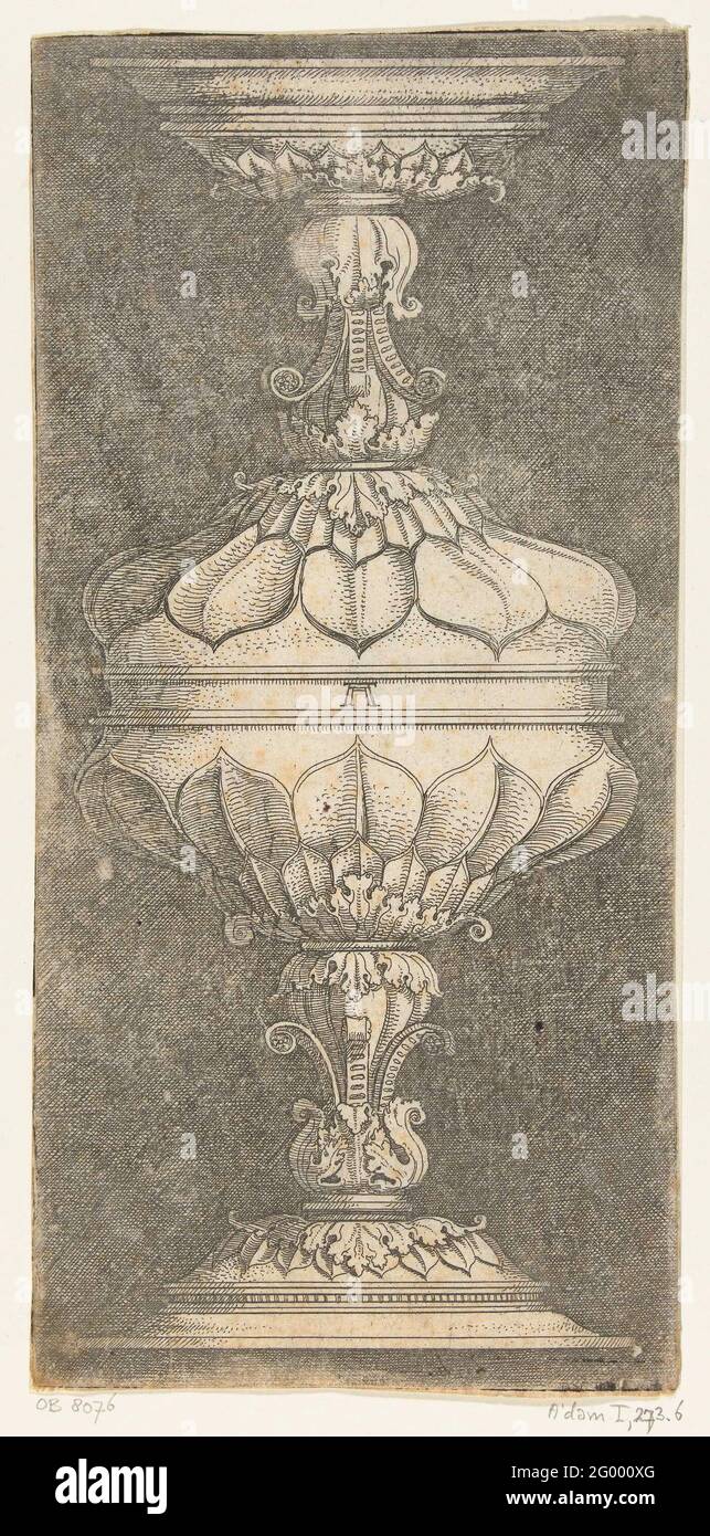 Double jar, decorated with leaves; Vases, jugs and jars. One of 11