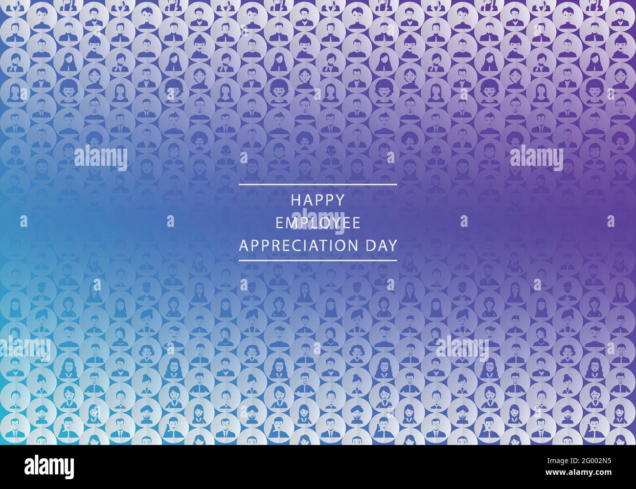 Happy Employee Appreciation Day Background Template Stock Vector