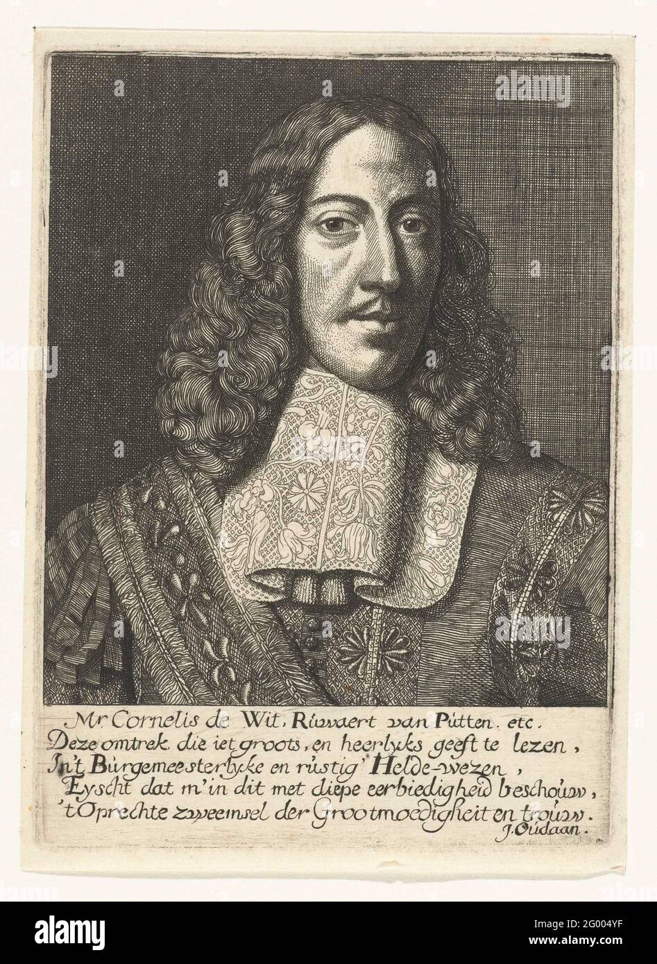 Portrait of Cornelis de Witt; Cornelis de Wit, Ruwaert van Putten etc