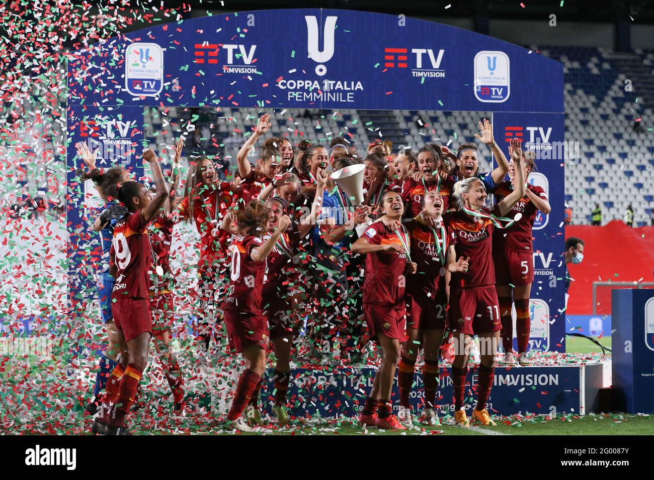 Roma coppa italia trophy hi-res stock photography and images - Alamy
