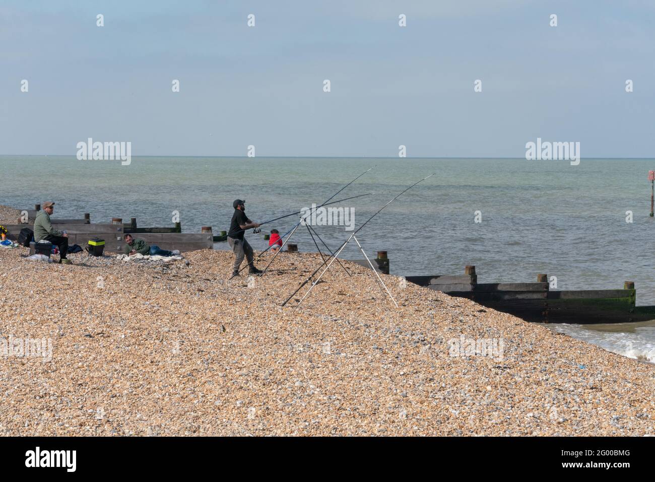 Wellington Parade, Deal beach, Kent, England Stock Photo Alamy