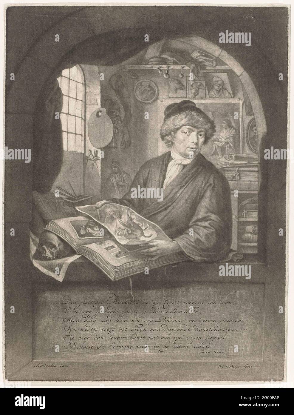 Jacob Moler Portrait of Jacob Moelaert. The portrait painter and art collector ...