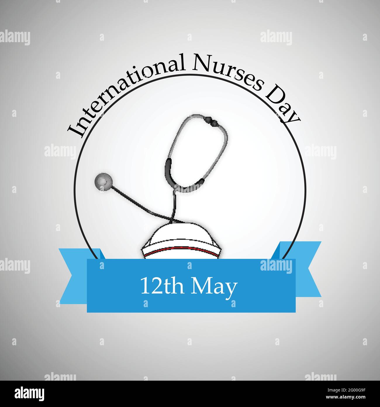 International nurses day background Stock Vector