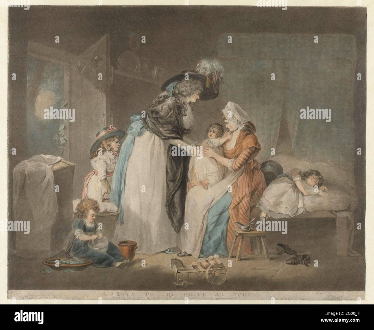Nurse child home visit mother hi-res stock photography and images - Alamy