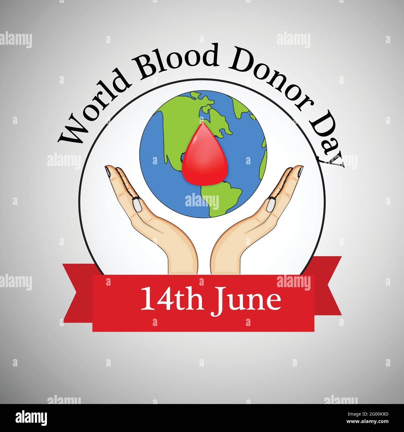 World Blood Donor Day background Stock Vector Image & Art - Alamy