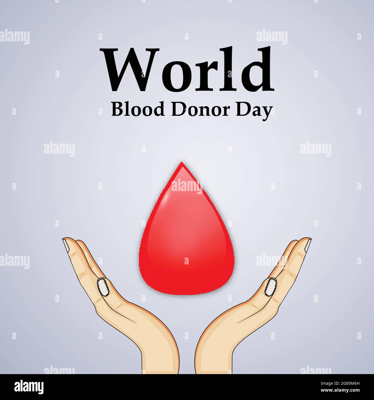 World Blood Donor Day background Stock Vector Image & Art - Alamy