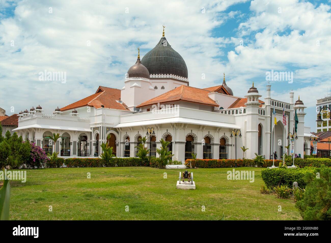 Kapitan Keiling Mosque, Georgetown, Penang, Malaysia Stock Photo