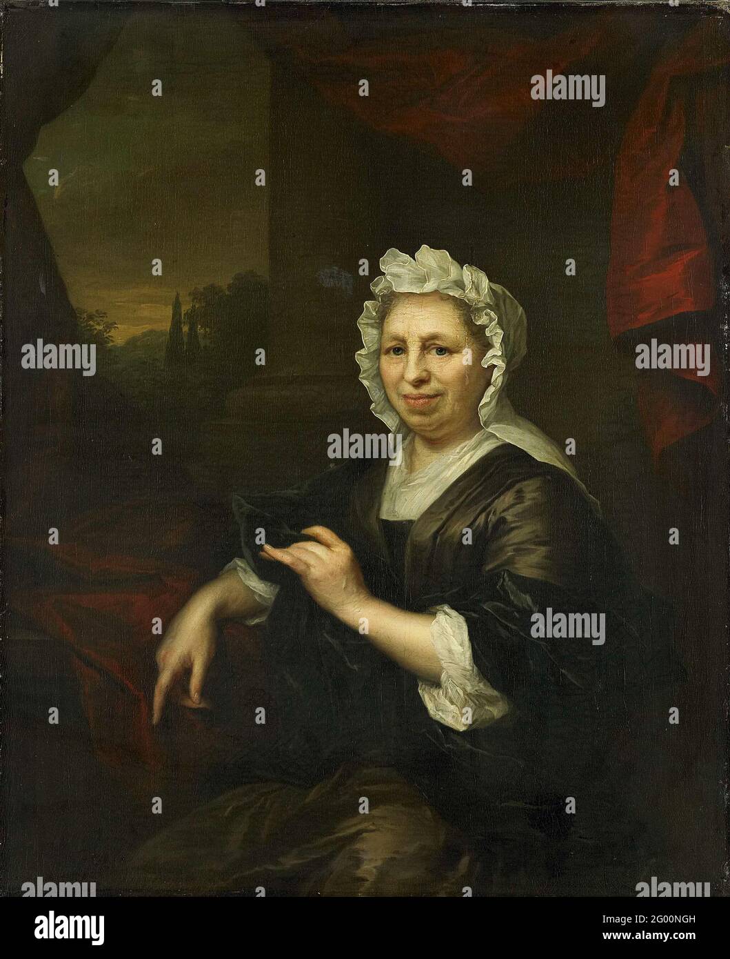 Brechje Hooft (1640-1721). Widow or Poll Harmen. Portrait of brechje ...