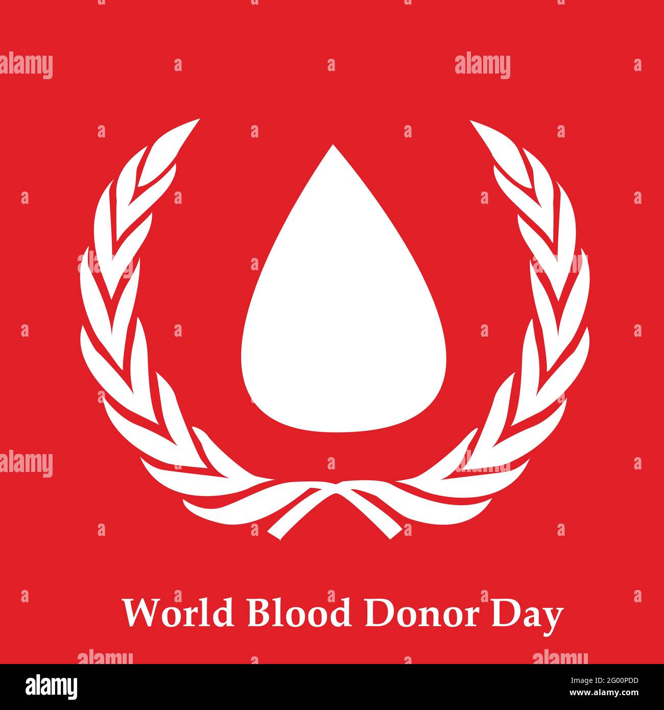 World Blood Donor Day background Stock Vector Image & Art - Alamy