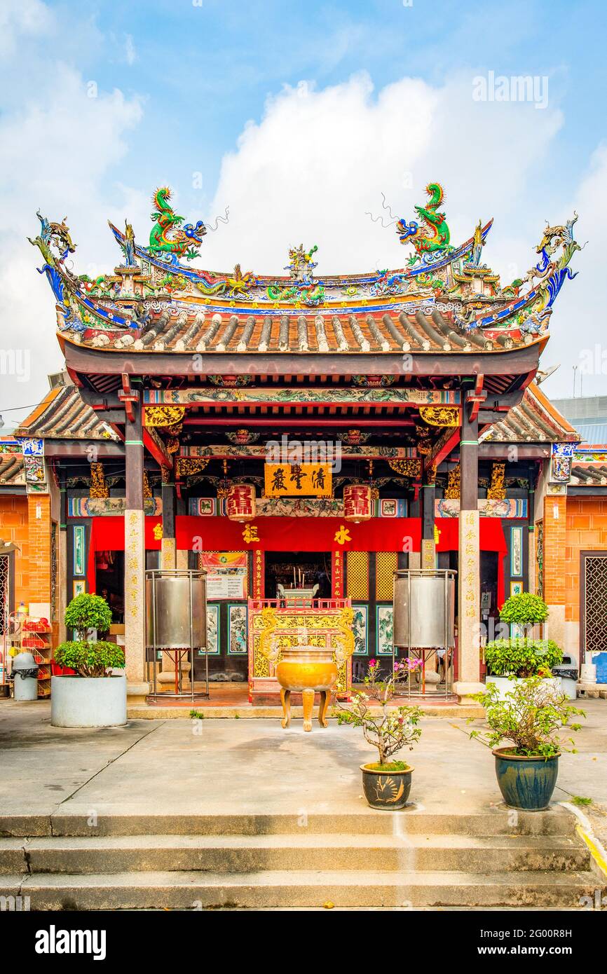 Snake Temple, Bayan Baru, Penang, Malaysia Stock Photo