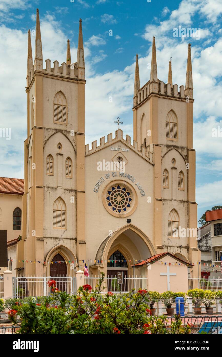 St Francis Xavier Church, Malacca, Malaysia Stock Photo Alamy