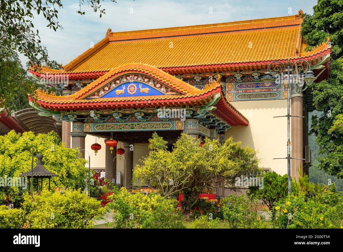 Shrine at Kuan Yin, Ayer Itam, Penang, Malaysia Stock Photo