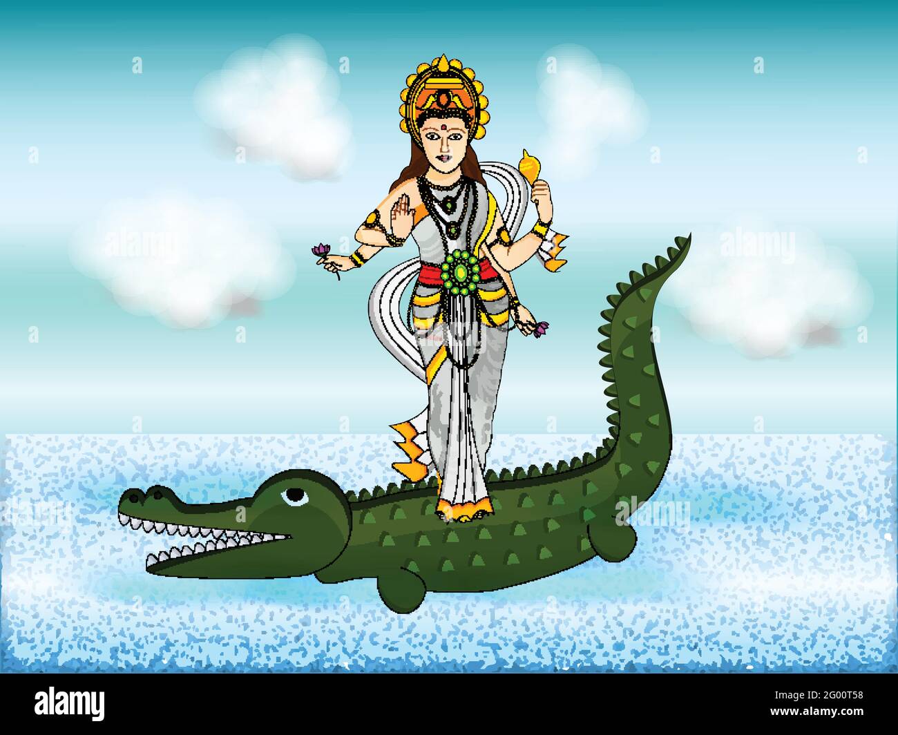 Lord shiva ganga wallpaper Stock Vector Images - Alamy