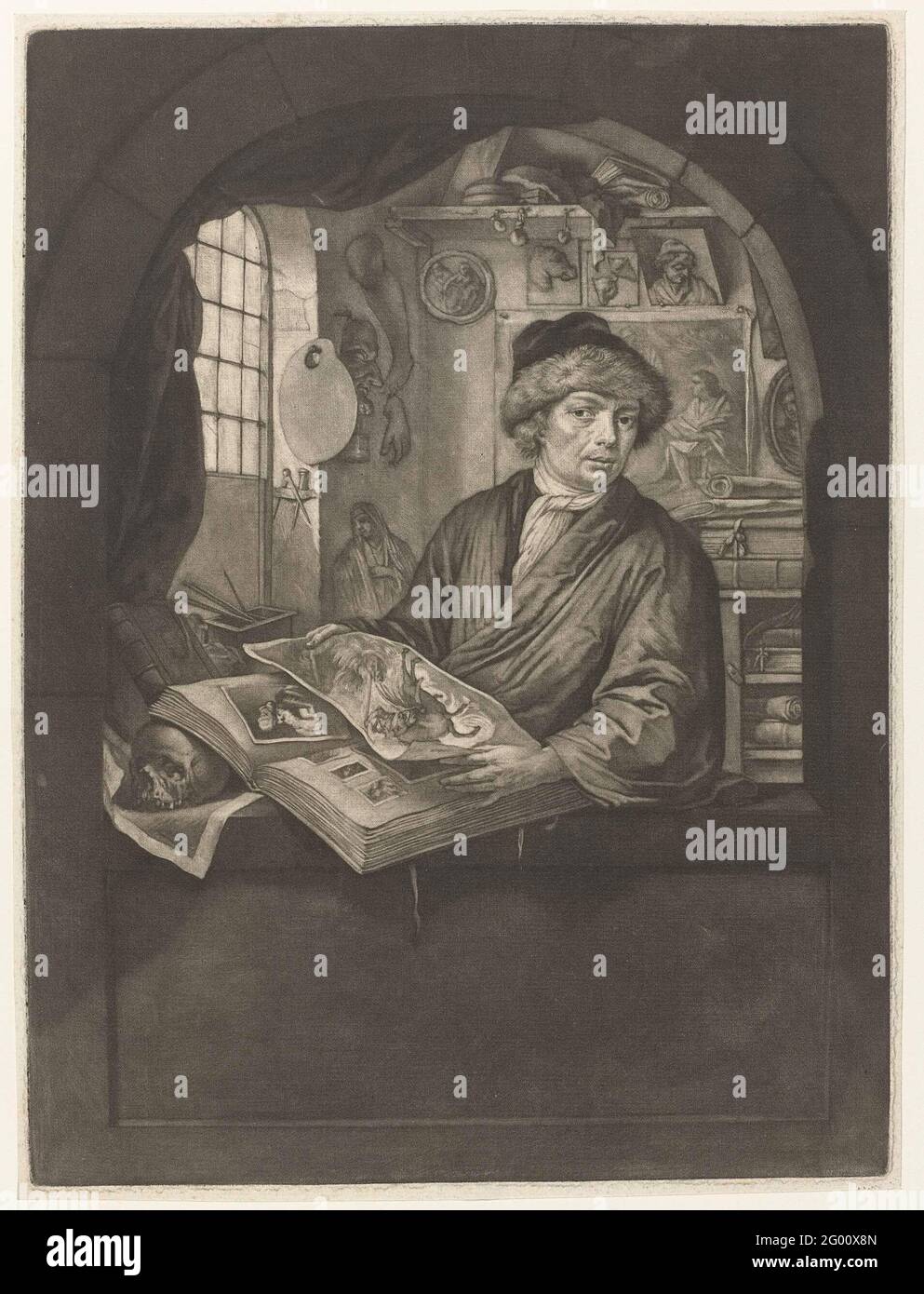 Jacob Moler Portrait of Jacob Moelaert. The portrait painter and art collector ...