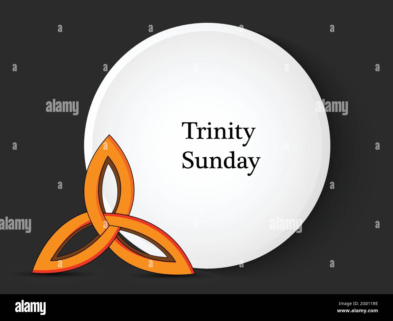 Trinity Sunday Stock Vector