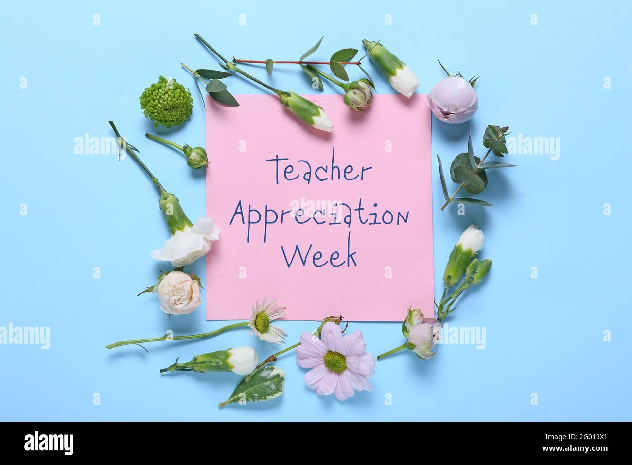 Greeting card for Teacher Appreciation Week Stock Photo Alamy