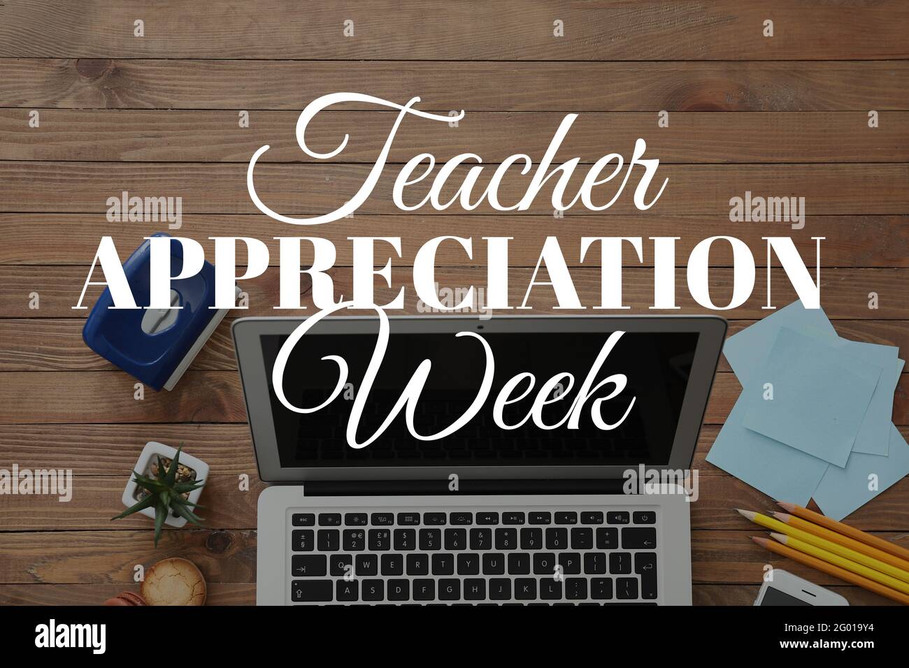 Greeting card for Teacher Appreciation Week Stock Photo Alamy