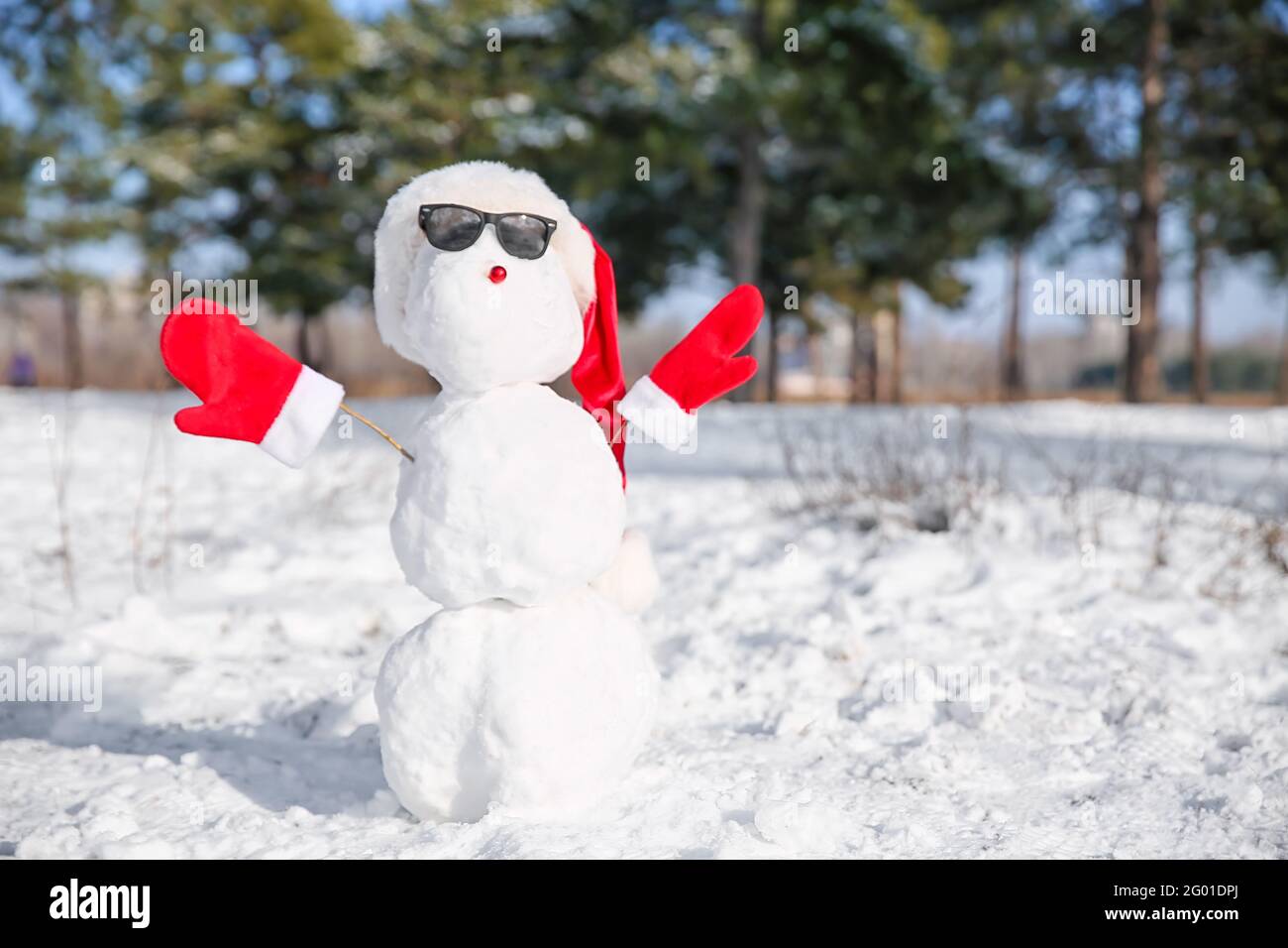 Snowman with sunglasses online