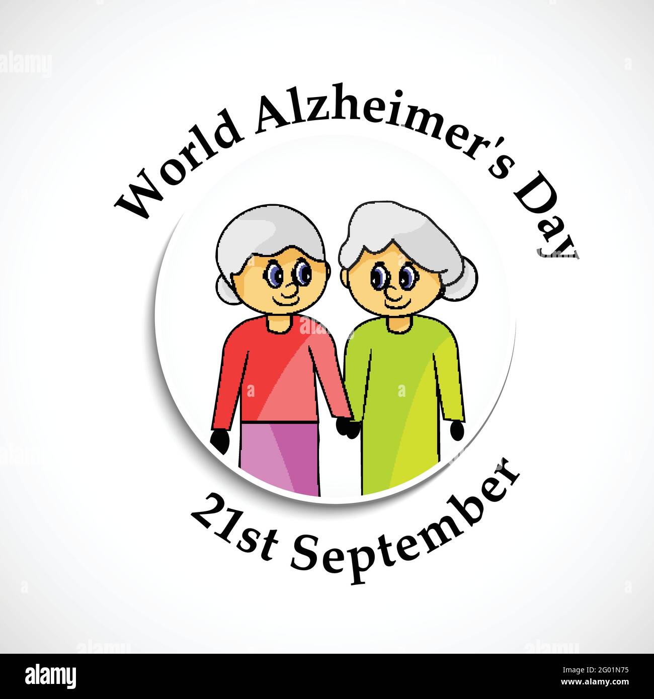 World Alzheimers Day Stock Vector Image & Art - Alamy