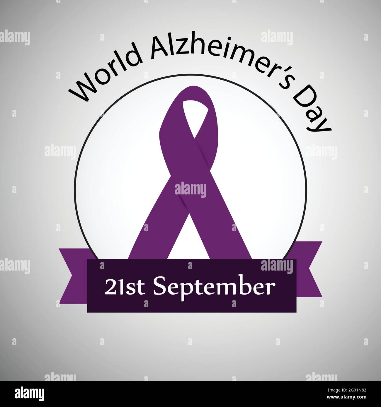 World Alzheimers Day Stock Vector Image & Art - Alamy