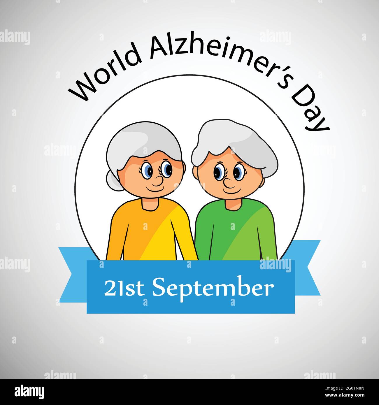 World Alzheimers Day Stock Vector Image & Art - Alamy