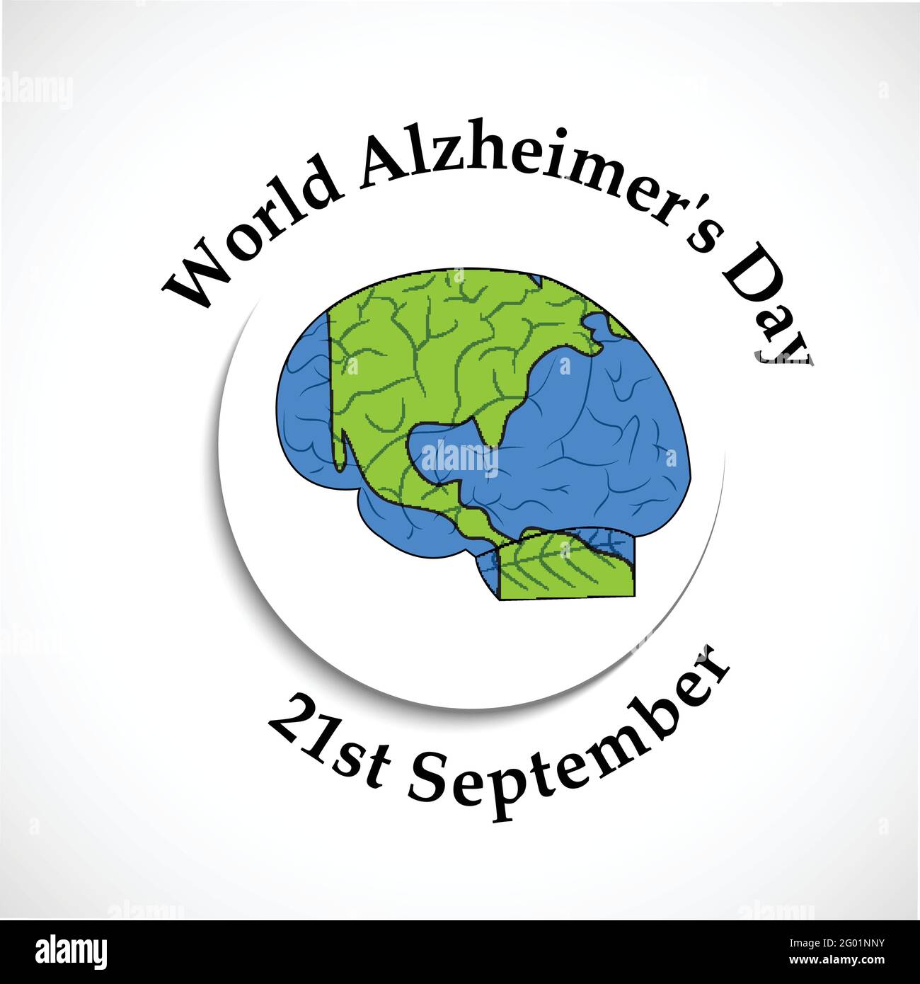 World Alzheimers Day Stock Vector Image & Art - Alamy