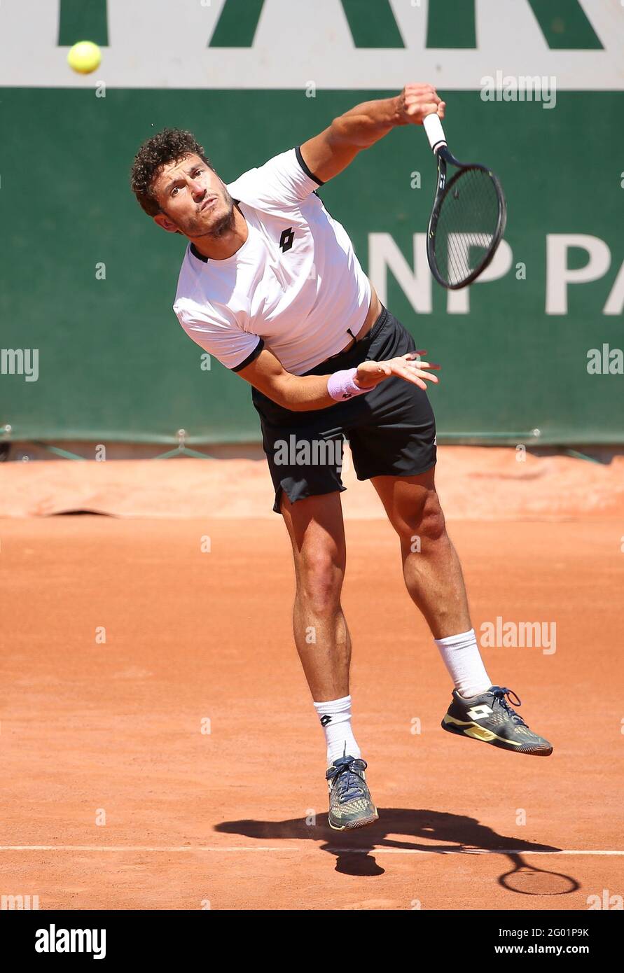 Alessandro Giannessi of Italy during day 1 of the French Open 2021, a Grand  Slam tennis tournament on May 30, 2021 at Roland-Garros stadium in Paris,  France - Photo Jean Catuffe / DPPI Stock Photo - Alamy