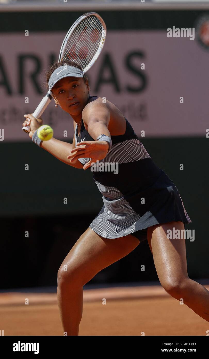 Naomi Osaka (JPN) during Grand Slam French Open tennis tournament on