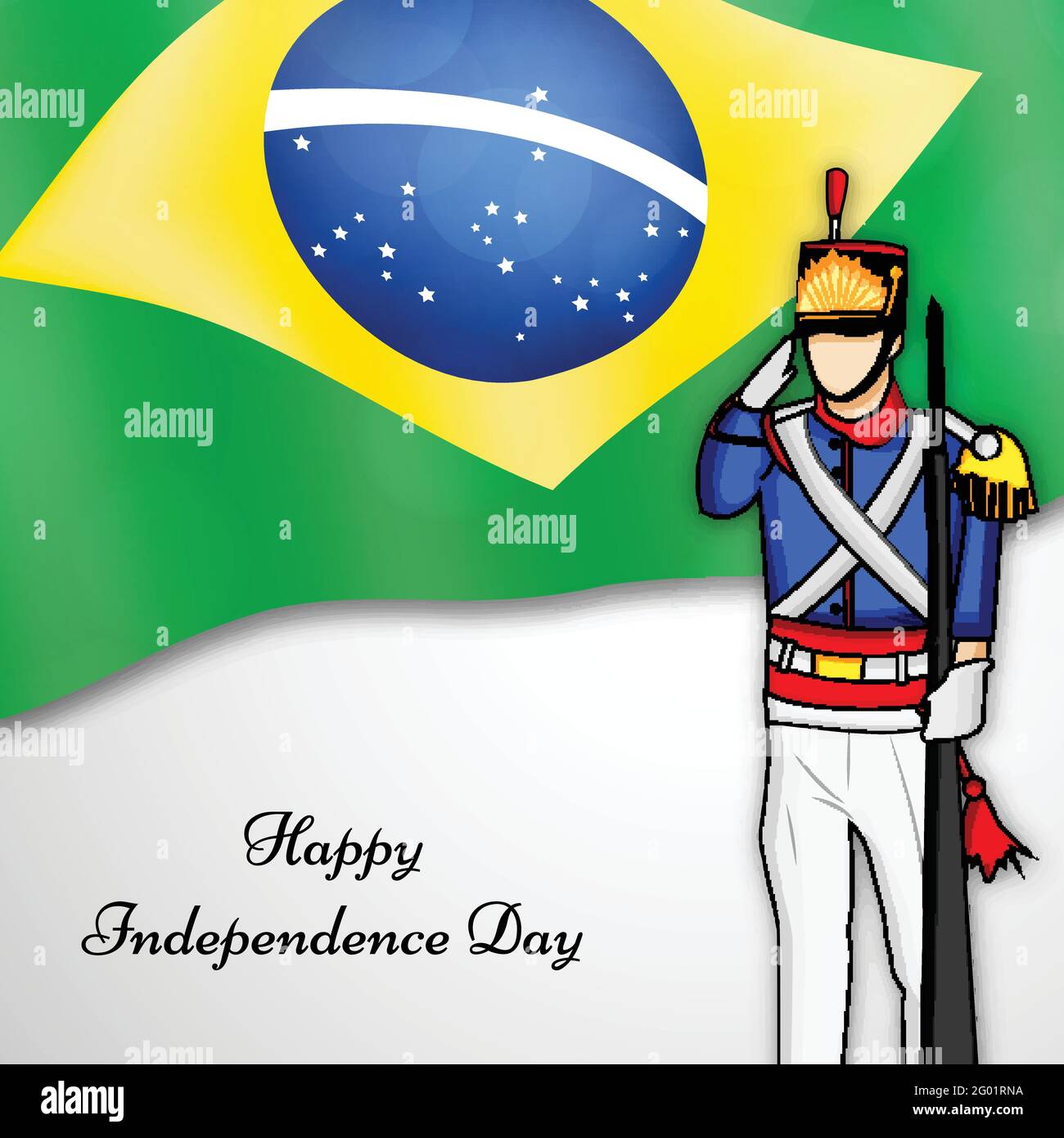 Brazil Independence Day Stock Vector Image & Art - Alamy