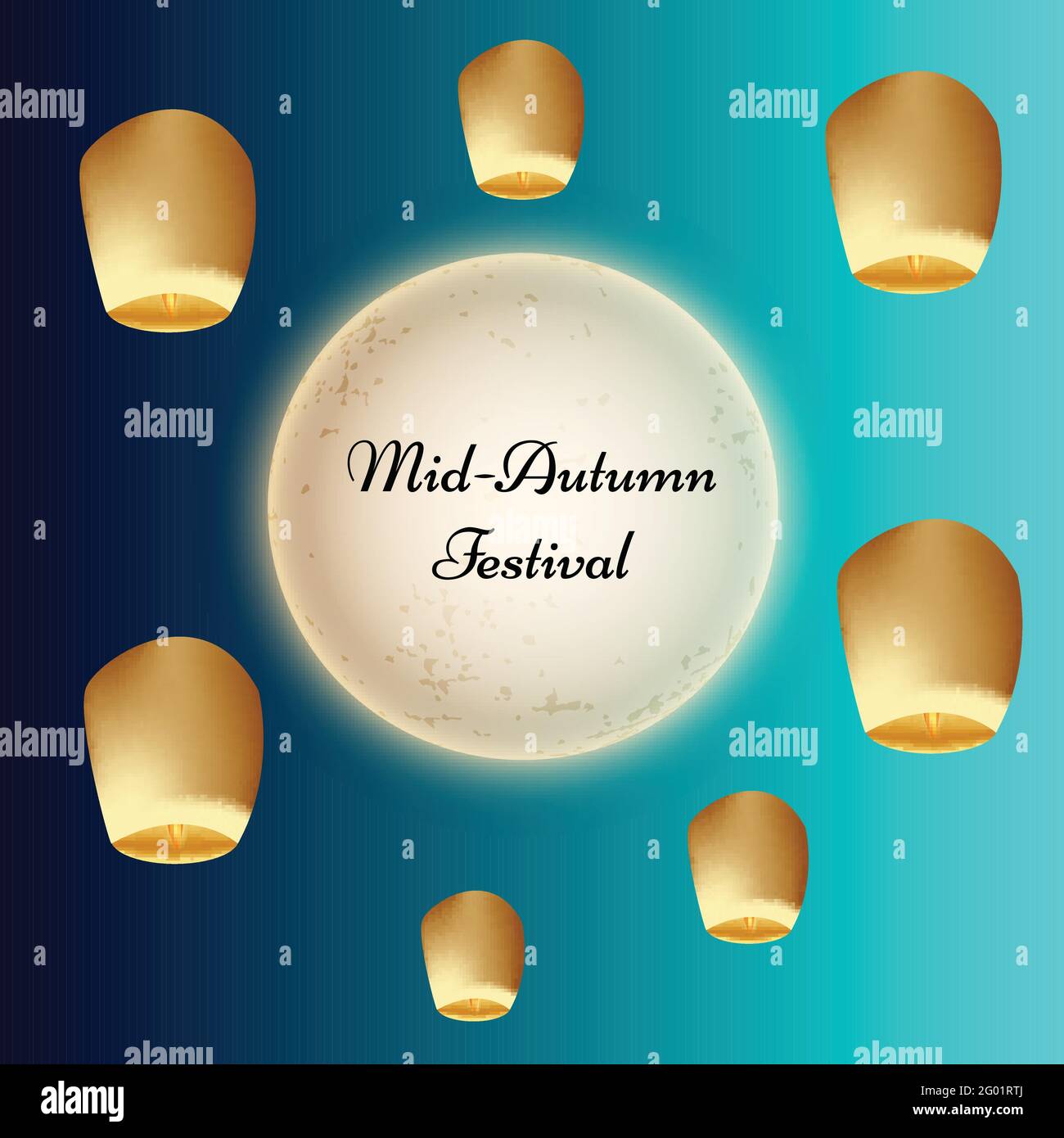 Mid Autumn Festival Stock Vector Image & Art - Alamy