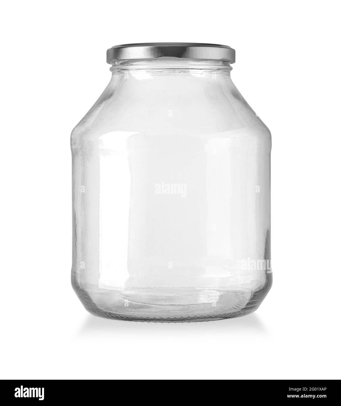 Glass jar isolated on white background with clipping path Stock Photo ...